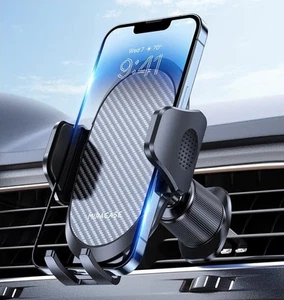 Phone Holders for Your Car with Metal Hook Clip, Air Vent Cell Phone Car Mount - Photo 1 sur 11