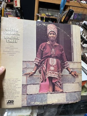 Aretha Franklin - Amazing Grace 1972 Double LP Gatefold We’ll Used Scratch Foto 1 de 4