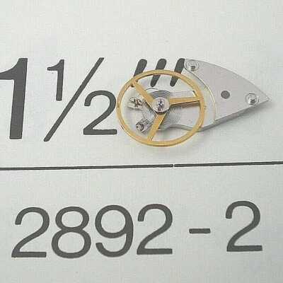 ETA 2892-2, 2892A2; volante con puente para Certina, sin patrón en puente. Foto 1 de 3