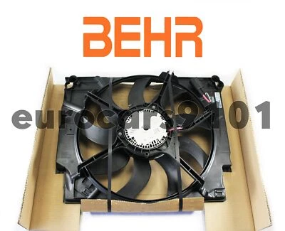 Conjunto de ventilador condensador aire acondicionado BMW 535i Behr 70819831NA 17427603658 Foto 1 de 2