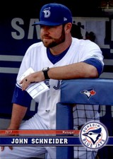 2017 Dunedin Blue Jays Grandstand #29 John Schneider Manager Baseball Card