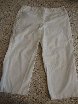 Calça capri branca feminina LAURA ASHLEY PETITE, 8p 8 - Imagem 1 de 2