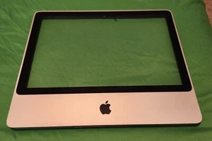 Apple iMAC 20" A1224 Mid 2009 Front Glass Panel and Aluminum Bezell 620-4461 - Picture 1 of 4