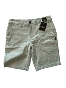 ONeill Shorts 30 Blue Aqua Jaxson Stretch Chino Standard Fit Knee Length Preppy - Picture 1 of 9