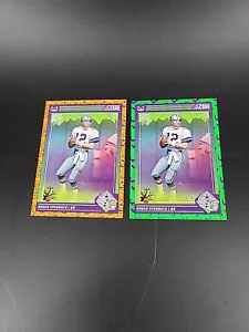 Juego de 2 tarjetas de fútbol americano Panini Roger Staubach #296 Score Dallas Cowboys 2024 - Imagen 1 de 2