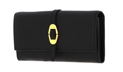 COCCINELLE Wallet Grained Leather Noir - Photo 1/4