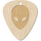 7 x 'Alien Head' Gitarren-Plektren/Anhänger (GP00027653)