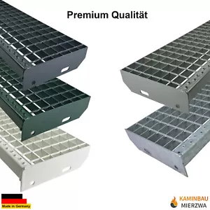 Escaleras escalones rejilla metal escaleras escalón galvanizado en caliente 600-1400 mm elección de color - Imagen 1 de 9