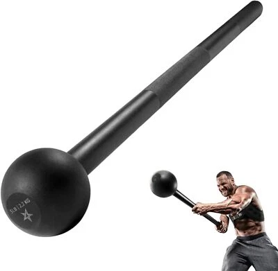 Yes4All Steel Mace Bell for Strength Training - Support Full A. Black 5lbs  - Image 1 of 4