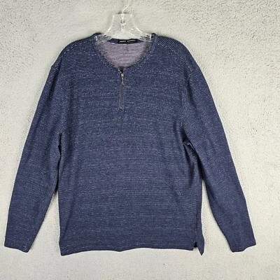 Suéter Robert Barakett Brenton LS Cremallera Henely Manga Larga Talla XL Foto 1 de 4