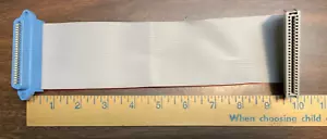 10" Ribbon Cable CN50 50-Pin Female to IDC 50-Pin Edge Card Connector - Picture 1 of 4