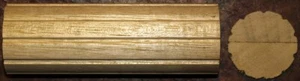 2" Runde geriffelte Holzleiste AM144 - Bild 1 von 1