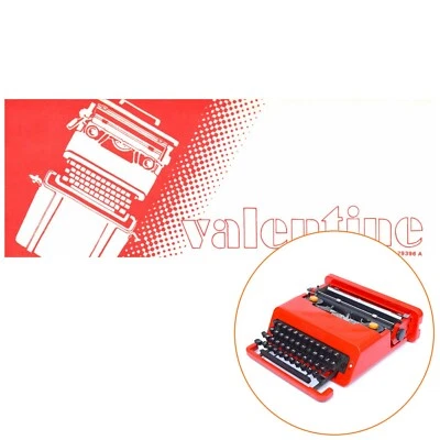 Olivetti Valentine Máquina de Escribir Manual de Instrucciones Usuario Repro S Antigua De Colección Foto 1 de 2