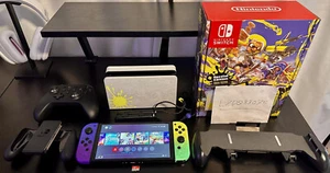 ⭐Mint Condition Nintendo Switch OLED, Splatoon 3 Edition With Accessory Bundle! - Picture 1 of 8
