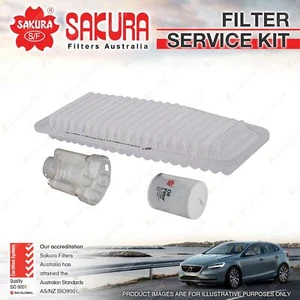 Sakura Oil Air Fuel Filter Service Kit for Toyota Rav4 ACA20 ACA21 ACA22 ACA23 - Picture 1 of 2
