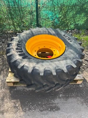 JCB Wheel Rim for Tyre 445/65/22.5 £250+v Spare Dumper loader telehandler A80 - Image 1 of 4