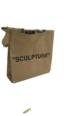 IKEA x Virgil Abloh MARKERAD Sculpture Carrier Bag MEDIUM - *New with tags *