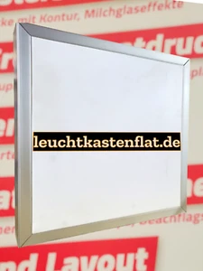 LED Leuchtkasten für Spanntuch 38x38cm Lichtwerbung LED Linsen Leuchtreklame NEU - Bild 1 von 7