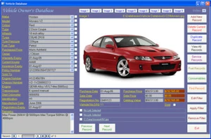 Car Maintenance Database Software Computer Log Book for Windows - Picture 1 of 1