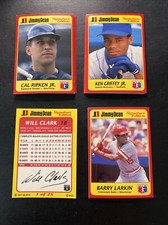 1991 Jimmy Dean 25 Card Set- Biggio, Griffey jr. Nolan Ryan Clemens George Brett