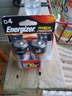 4 Pack Energizer Max D D4 1.5V Alkaline Batteries + Powerseal Exp. 2024 D10