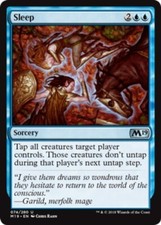 Sleep - Foil - Core Set 2019 - NM, English MTG Magic FLAT RATE SHIP