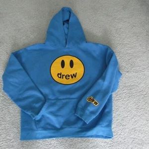 Drew House Hoodie Sweatshirt Adult L Blue Mascot Skate Graphic Pullover Logo Uni - Picture 1 of 11