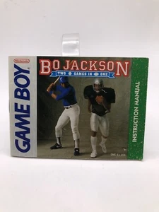 Bo Jackson Game Boy Handbuch Anleitung nur Einlage - Bild 1 von 7