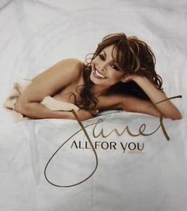 Janet Jackson All For You World Tour Shirt 2001 MINT L Large - Picture 1 of 7