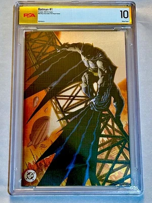 2025 DC Comics BATMAN #1 Blind Bag ANDY KUBERT Foil Virgin Variant PSA-10 - Image 1 of 3