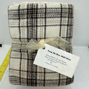 Dorr Mill Tweed 100% Lana 7 Texturas Surtidas Neutro Grasa Cuarto Appox 1.75 yardas - Imagen 1 de 4