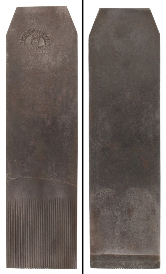 Orig. 2" Width "Toothing" Cutting Iron for Veneer Work- Buck Bros.- mjdtoolparts - Image 1 of 1