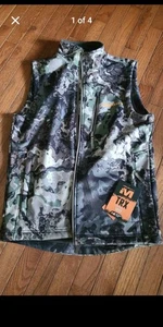 Muddy TRX Softshell vest Veil Camo Mens Medium Wind Water Resistant - Picture 1 of 4