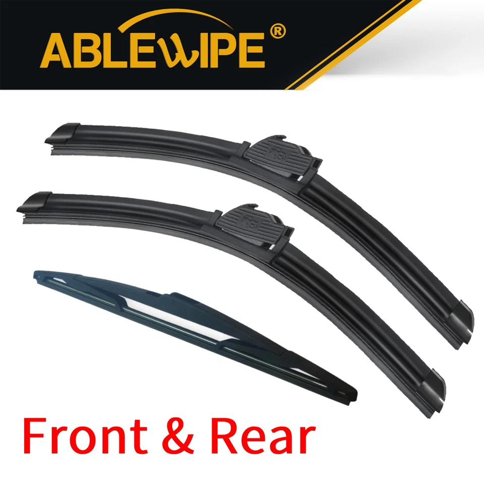 ABLEWIPE 22"20"14" Front and Rear Wiper Blades Fit for 2009-2004 BMW X3, 3pcs Foto 1 de 4