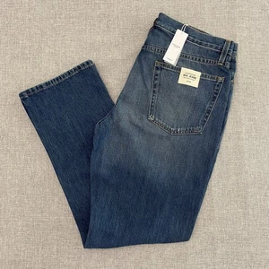 Outerknown Herren Jeans 34x30 SEA The Dunes Straight Blau Bio Baumwolle Neu - Bild 1 von 14