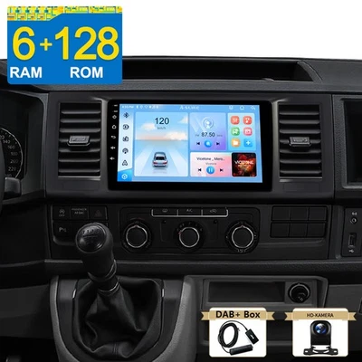 DAB+ 6+128G Android 14 Autoradio WiFi Carplay Kam Für VW T6 Transporter Multivan - Bild 1 von 4