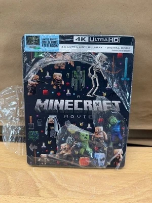 A Minecraft Movie - Limited Edition Steelbook (4K Ultra HD + Blu-ray) - Image 1 of 2