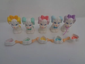TYCO QUINTS 5 KLEINE WELPEN HUNDE HAUSTIERE SPIELSET SELTEN VINTAGE 1990 - Bild 1 von 10