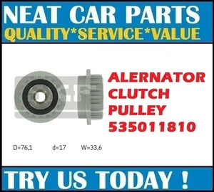 POLEA ALTERNADOR PARA VW PHAETON TOUAREG MULTIVAN MK-V TRANSPORTER MK-V 2.5TDI - Imagen 1 de 1