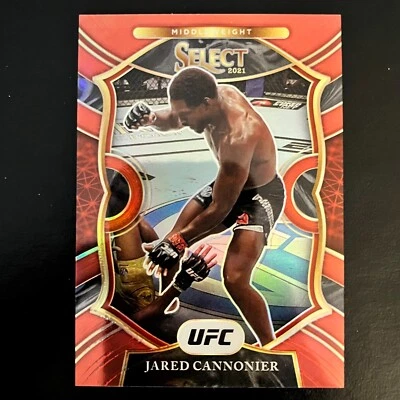 2021 Panini Select UFC Concourse Red #15 Jared Cannonier /99 - Image 1 of 2