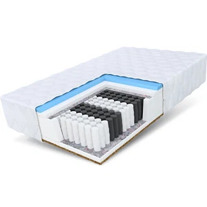 Matratze 90x200 140x200 180x200 H3 H4 Kokos 26 cm Taschenfederkern LAVAL MAX  - Bild 1 von 11