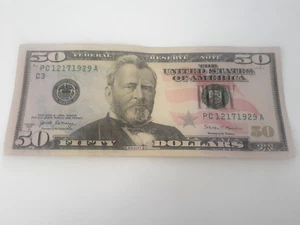 December 17th, 1929 (PC12171929A) 2017A $50 Fancy Serial Number Birthday Note - Picture 1 of 2