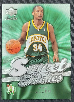 2007-08 UD SWEET STITCHES RAY ALLEN GAME WORN JSY - Image 1 of 2