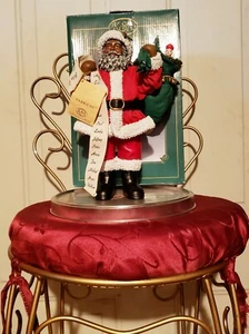 Kurt S. Adler "Konvolut Spielzeug" Afroamerikanischer Weihnachtsmann - Bild 1 von 1