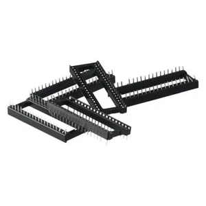 8pcs 2.54mm Pitch DIP IC Chip Socket Adaptor 2 Row Socket Adaptor Soldering - Picture 1 of 12