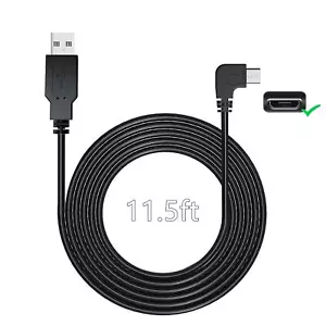 Charging Power Cable for Dash Cam, (11.5 Ft) USB 2.0 to Mini USB Car Vehicle - Picture 1 of 6