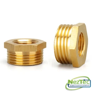 Messing Gewindefittings Reduzierungen Reduzierung Fitting Fittinge 1/8-1 Zoll - Bild 1 von 3