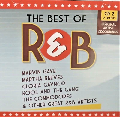 Best of R&B NEW! CD 12 Tracks,#2.Martha Reeves,Chi-Lites,Commodores,Marvin Gaye Foto 1 de 4