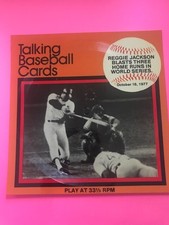 1979 CMC TALKING BASEBALL CARD REGGIE JACKSON BLASTS 3 HR'S