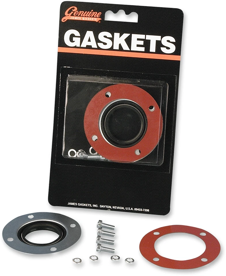 James Oil Seal Mainshaft Gasket with Retainer for Harley XL 1954-1984 3515052 - Image 1 of 1